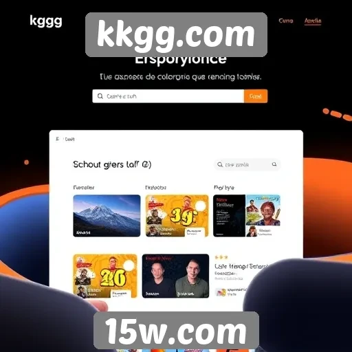 Novas funcionalidades do site kkgg.com em destaque