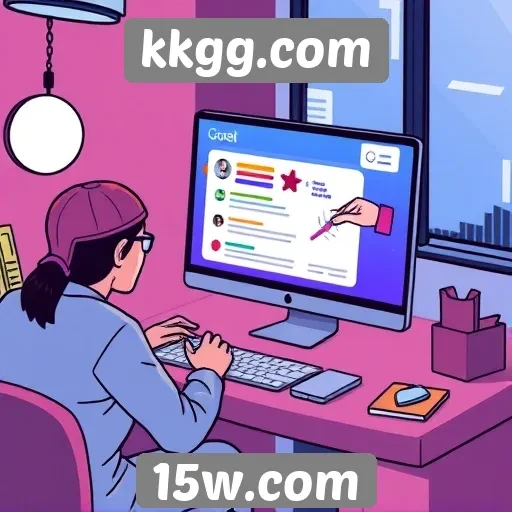 novos recursos de interação no site kkgg.com